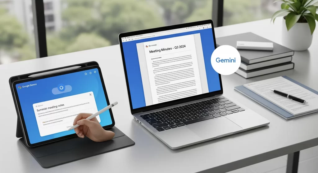 Geminiで議事録作成を効率化する完全ガイド：精度を10倍高めるプロのコツも徹底解説